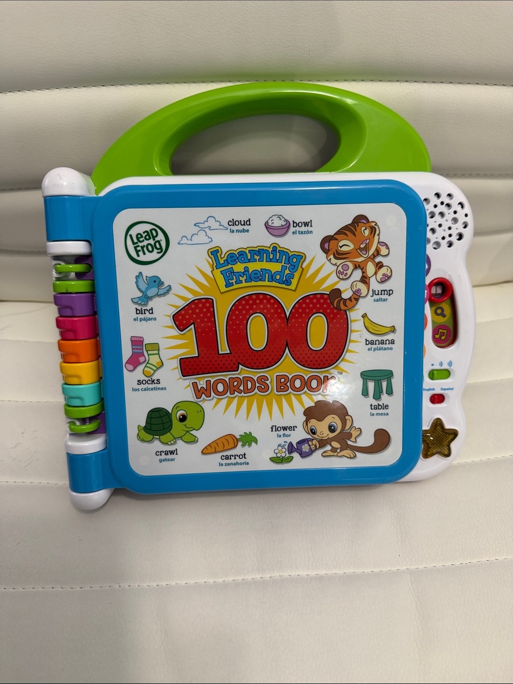 LeapFrog Learning Friends 100 Words Book - Blue & Green